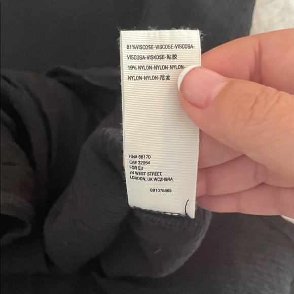 Free People Black Wrap Blouse - Picture 7 of 7